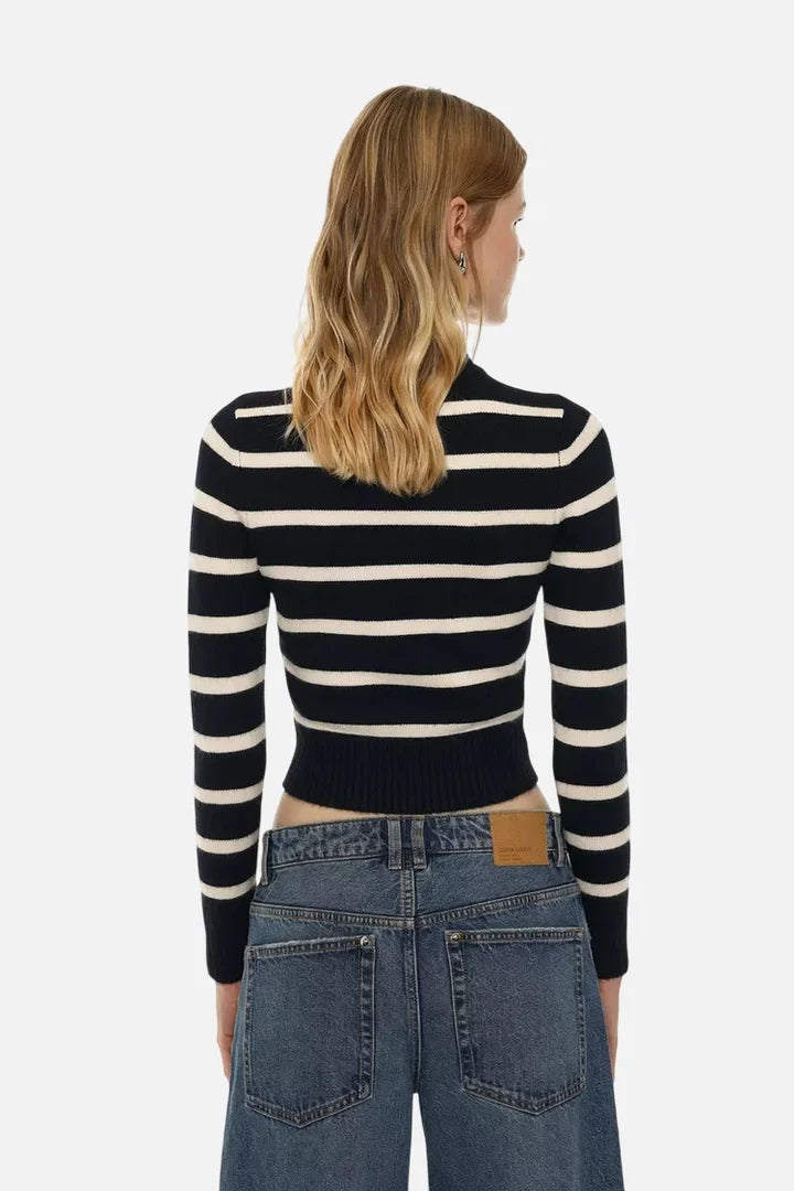 High neck jumper